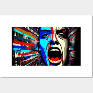 Screaming in Colour - Abstract Art Posters and Art